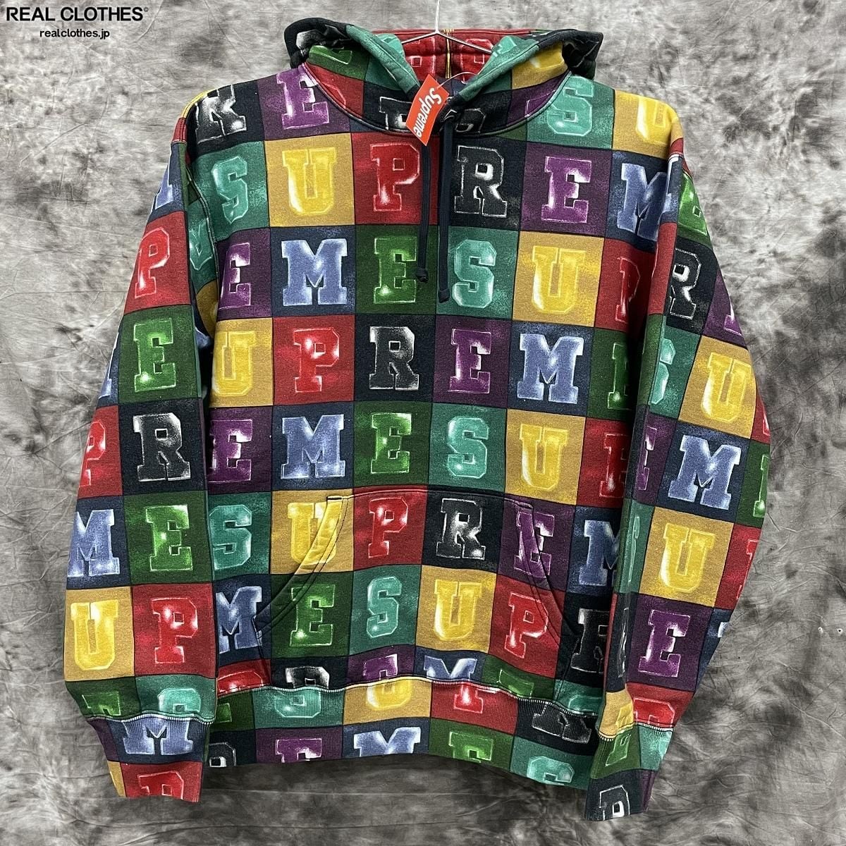 supreme/シュプリーム blocks hooded sweatshirt ブロックス プル
