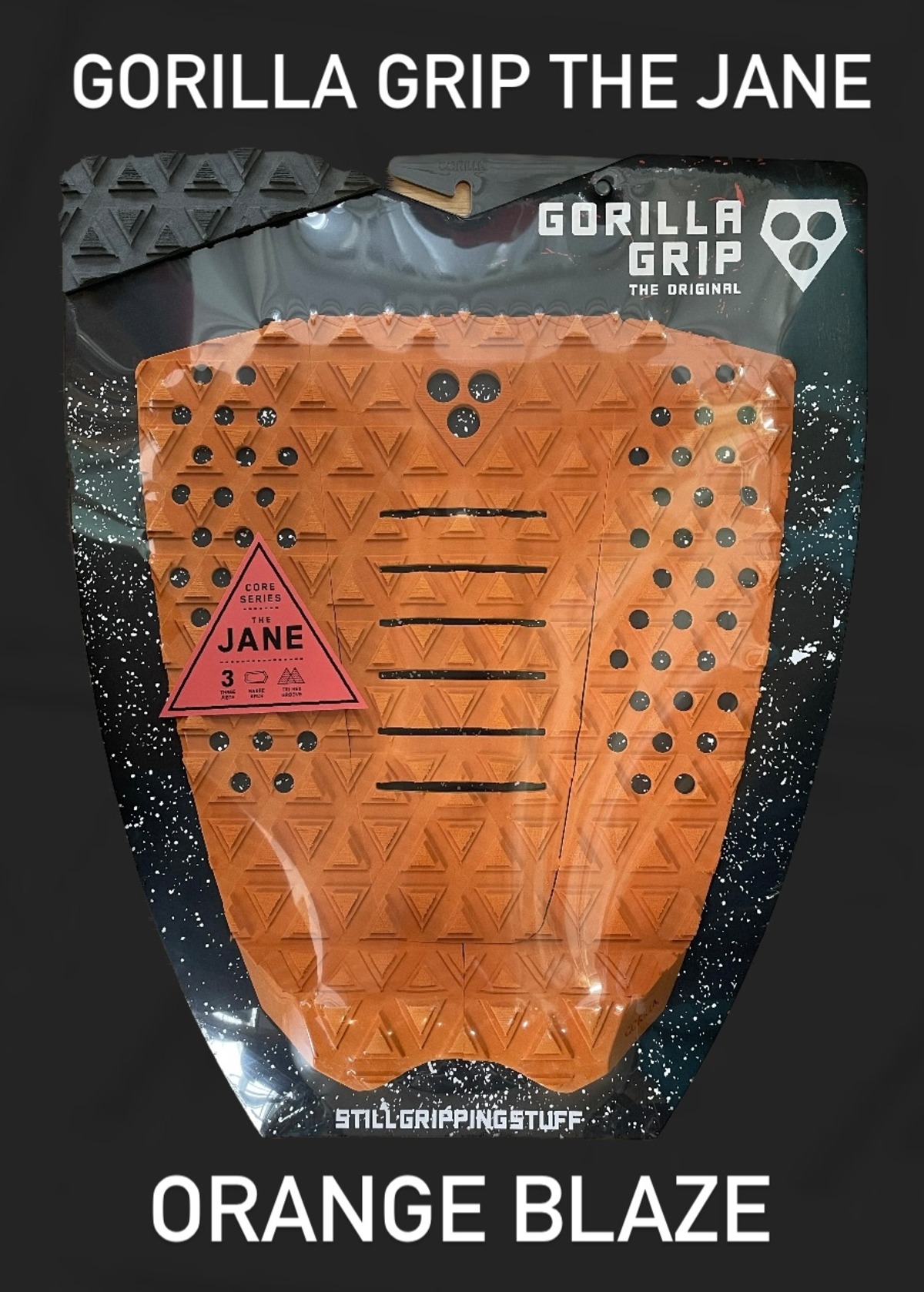 Gorilla Grip Pad ORANGE BLAZE The Jane Surfboard Traction KAISERS SURF