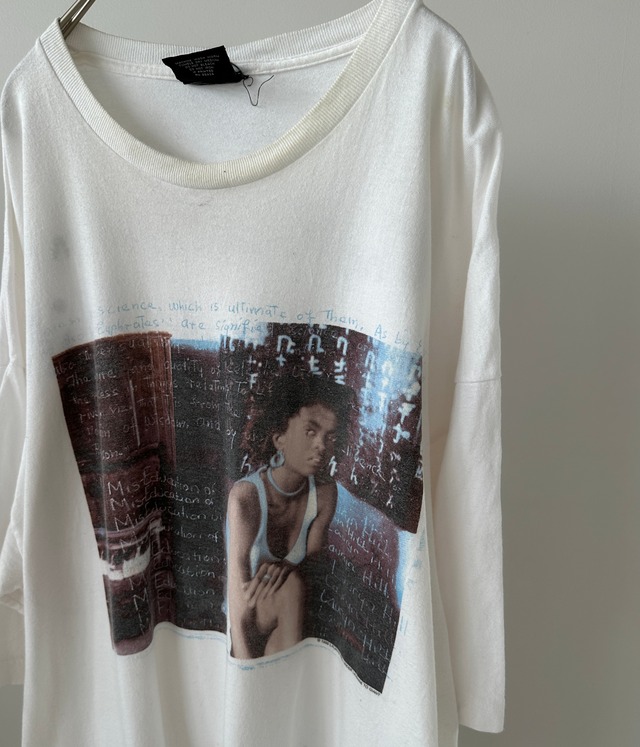 -LAURYN HILL- Vintage 90s XXL Print T-Shirt