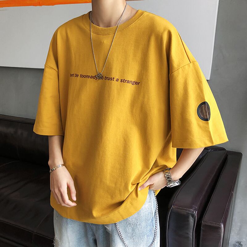 全2色 Tシャツ カットソー プリント カジュアル おしゃれ