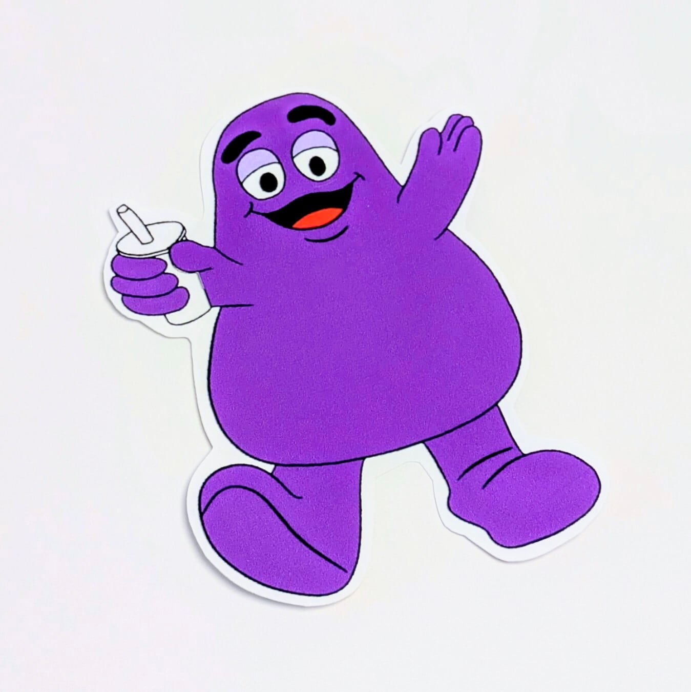 送料無料!!【 DIE-CUT STICKER / ダイカットステッカー】『 McDonald's / マクドナルド 』グリマス / ステッカー / シール 〚アメリカン雑貨 アメトイ〛