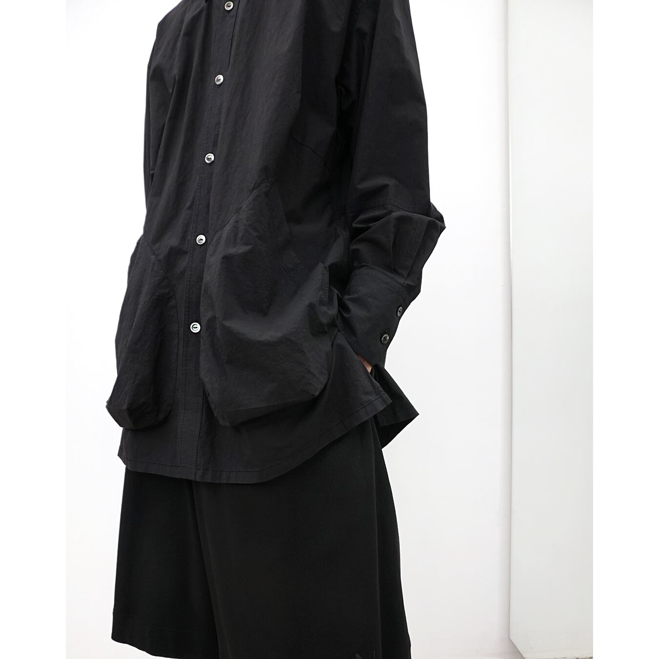 Nomàt] (ノマット) 25SS N-P-15 Short Pants（Black Paint） | Clique