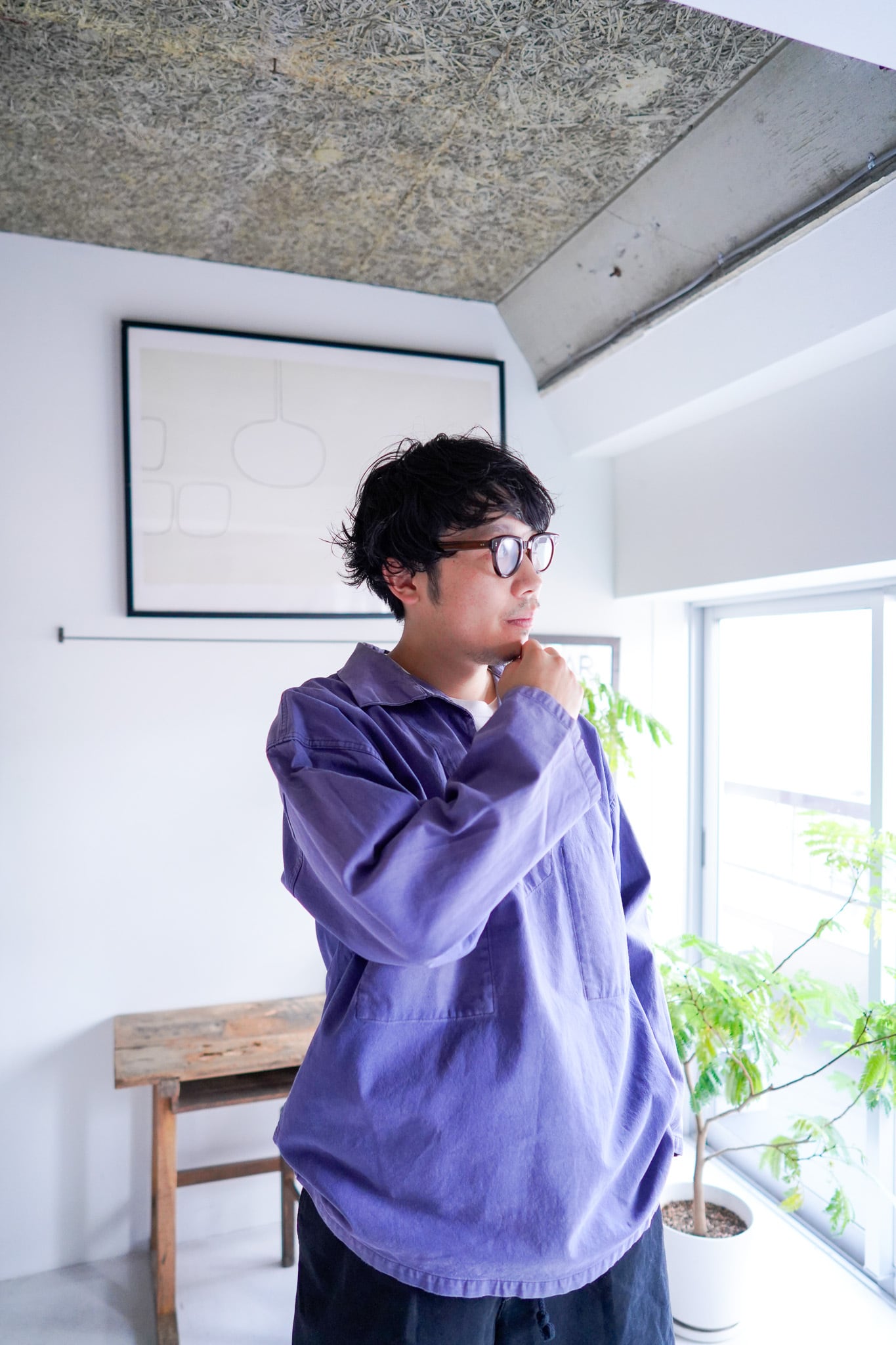 週末値下げ le glazik フィッシャーマンスモック フランス製 ユーロ古着】フィッシャーマンスモック フランス le glazik