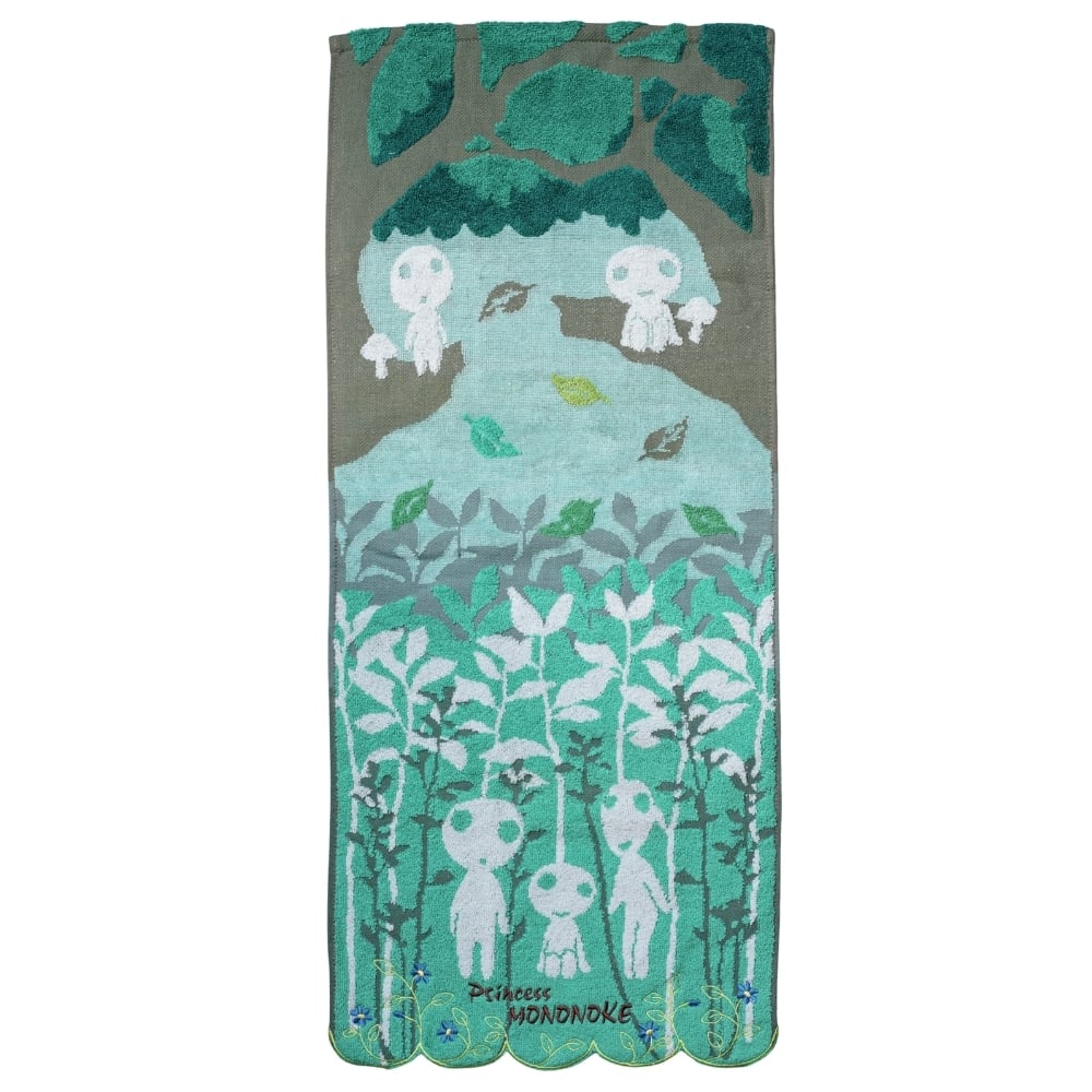 もののけ姫 フェイスタオル（コダマの森） | すすのこ商店｜ジブリ