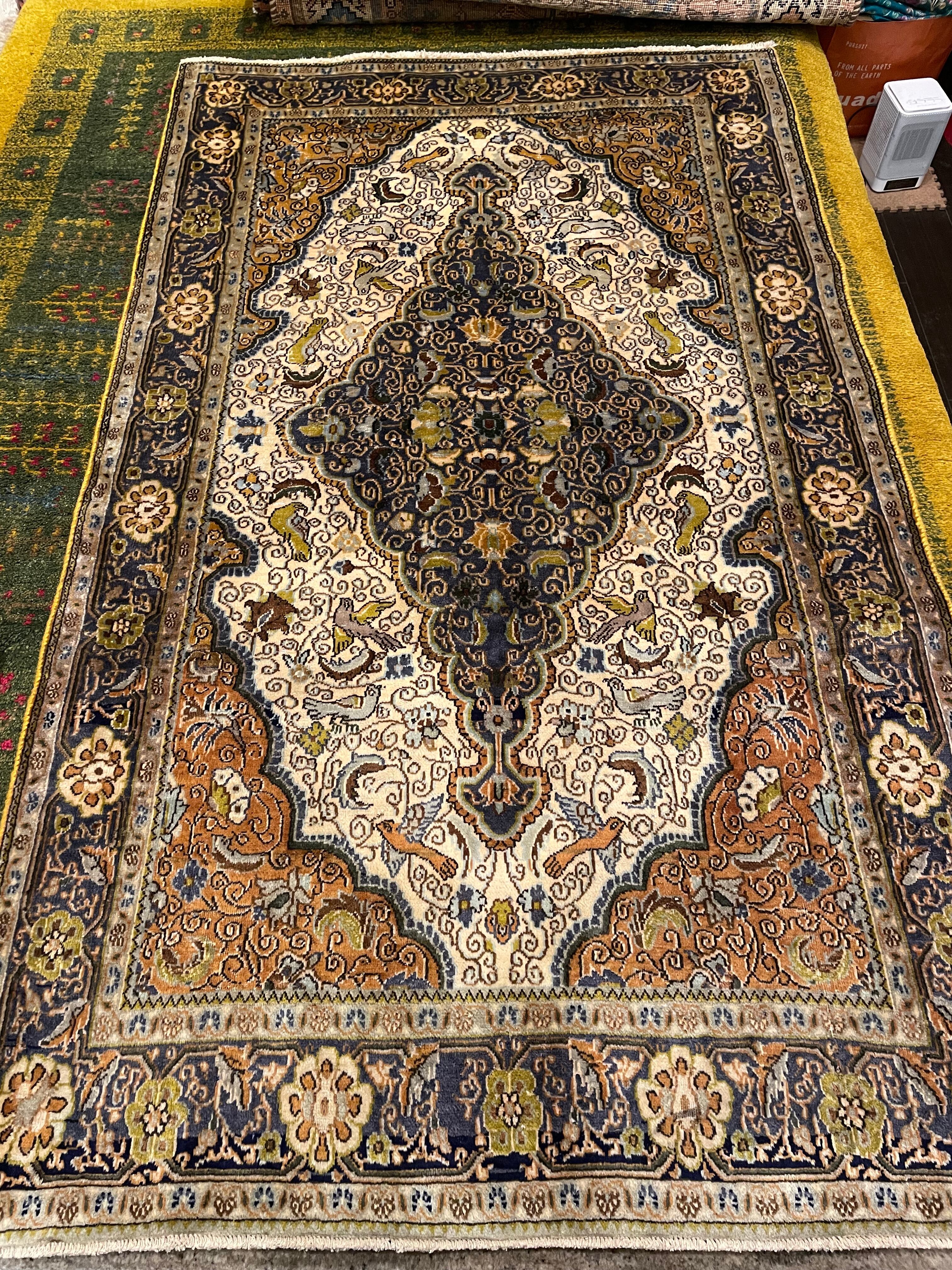 No.64】ギャッベ ブルーグラデーション | TEORI