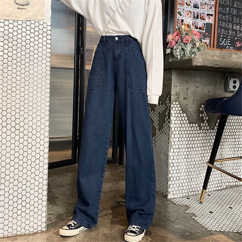 ルーズスリムジーンズ ハイウェストパンツ サマー 夏物 YY-ファッション65908742606