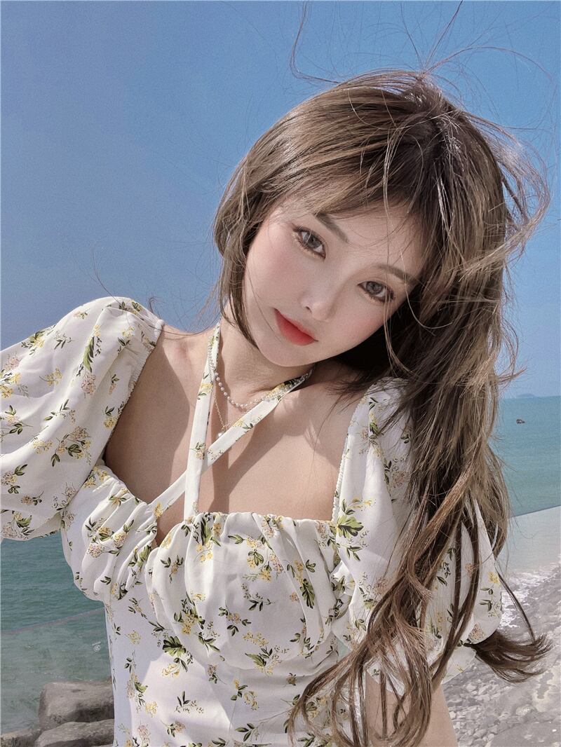 サマースタイルフローラルウェストスリーブスタンダードカラー半袖ドレス ショート レトロ レース ハーフスリーブ 夏物 花柄 スクウェア ドラファッションホール90637386382