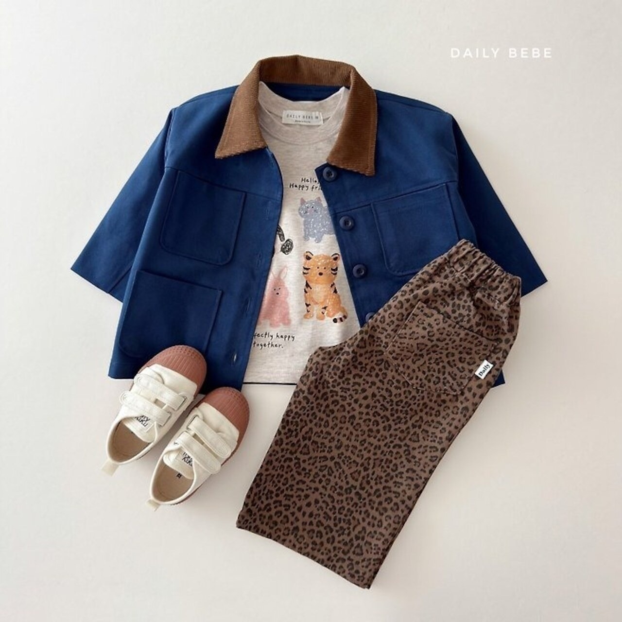 韓国子供服 / 26Autumn / 〖取寄〗DAILYBEBE / トラさんパンツ / キッズ服 / ジュニア服 / 秋服 *XS~JL*