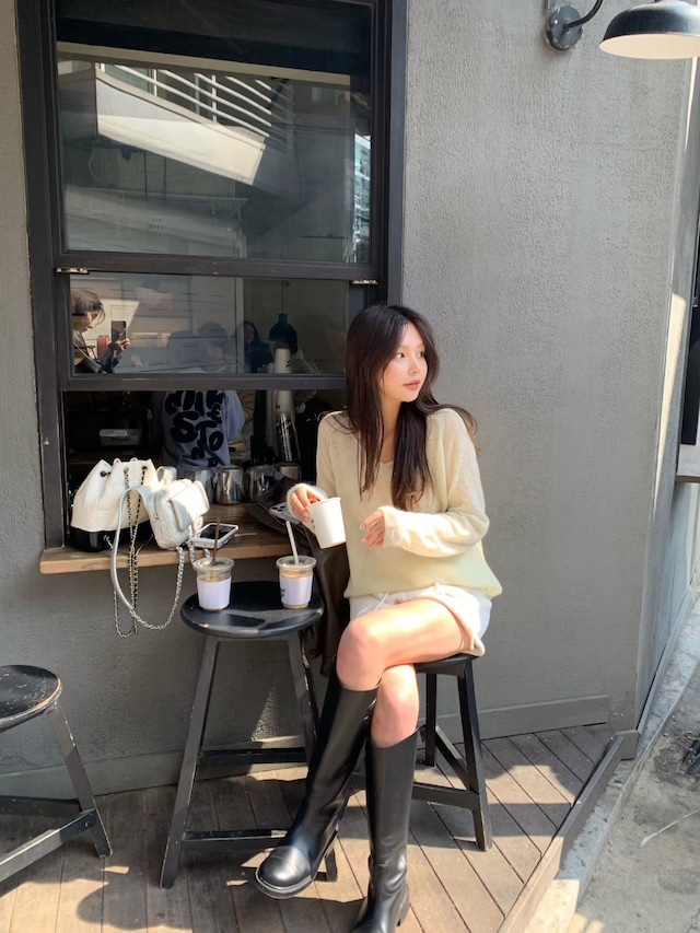 (予約) riette / Sorbet Knit 2color