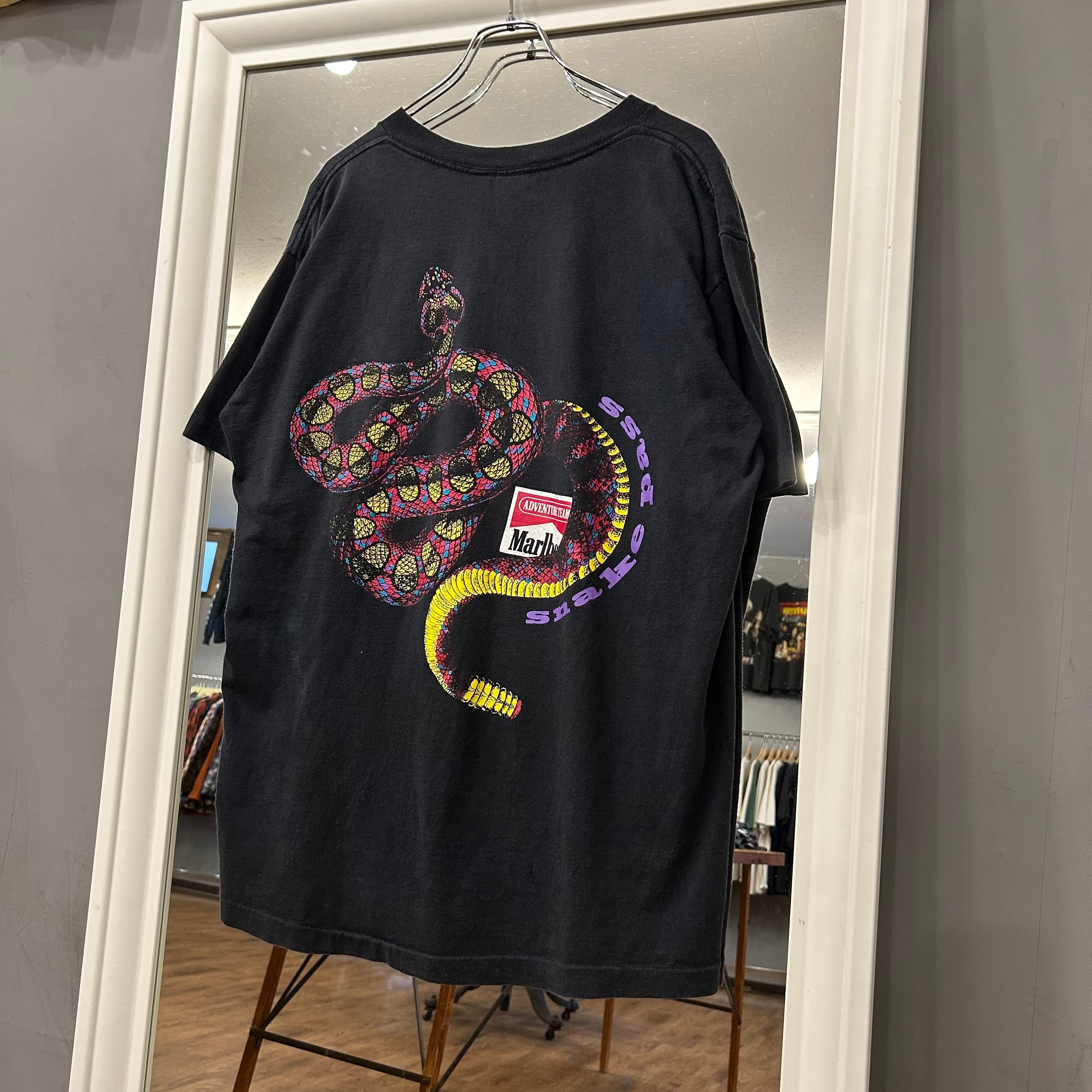 Good Size!!】90's Marlboro Tee “Snake Pass” | spike osu