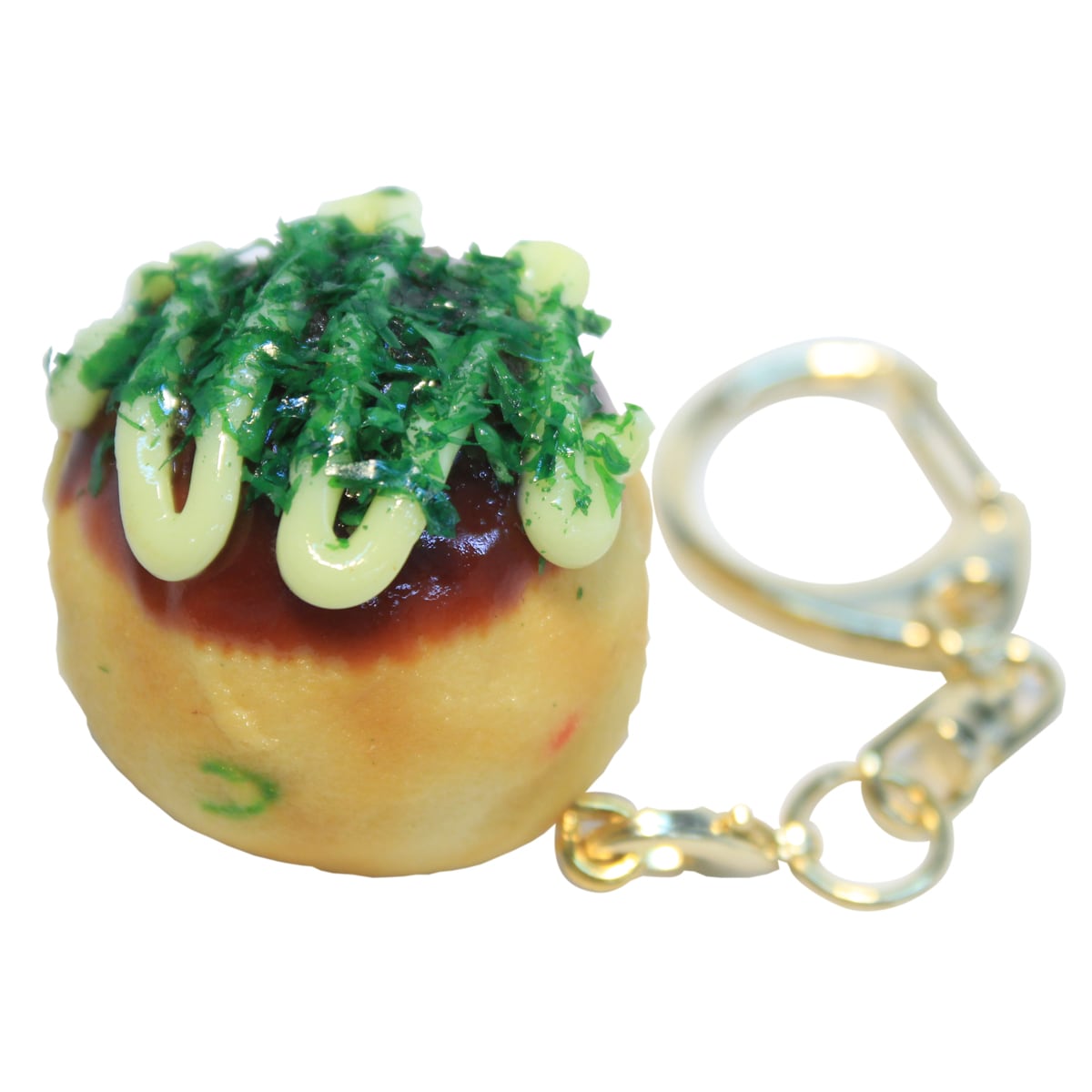 食品サンプル たこ焼きマヨネーズ付S キーホルダー