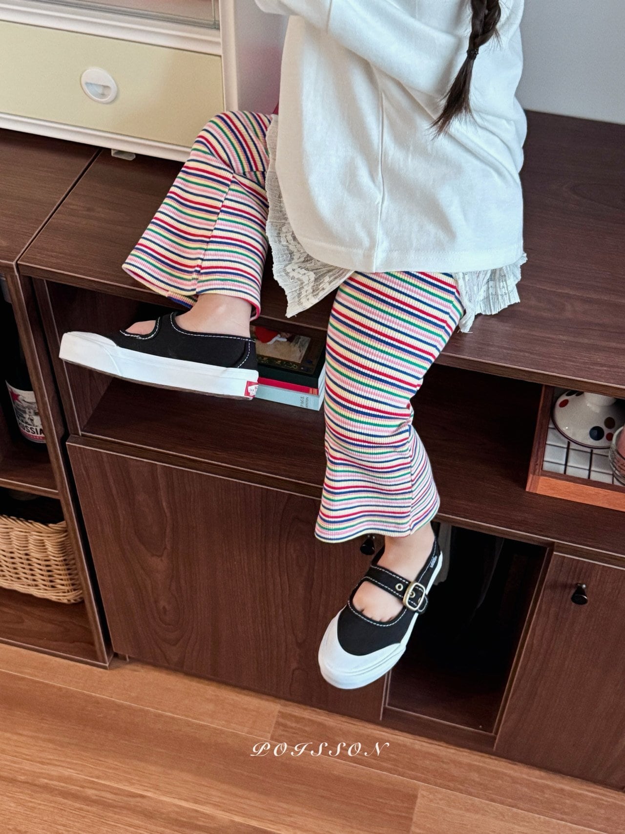 B649【即納】color pop pants