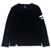MOMOTARO JEANS 桃太郎ジーンズ 長袖 Tシャツ カットソー M/ブラック メンズ