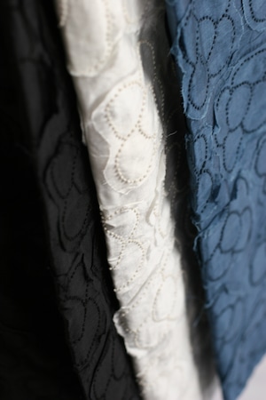 【BUNON】Khadi Silk Flower Quilting Blouson(BN2651)