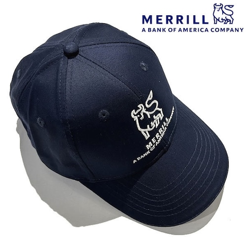 Merrill Signature Hat メリルリンチ ロゴ キャップ【1453597-navy】