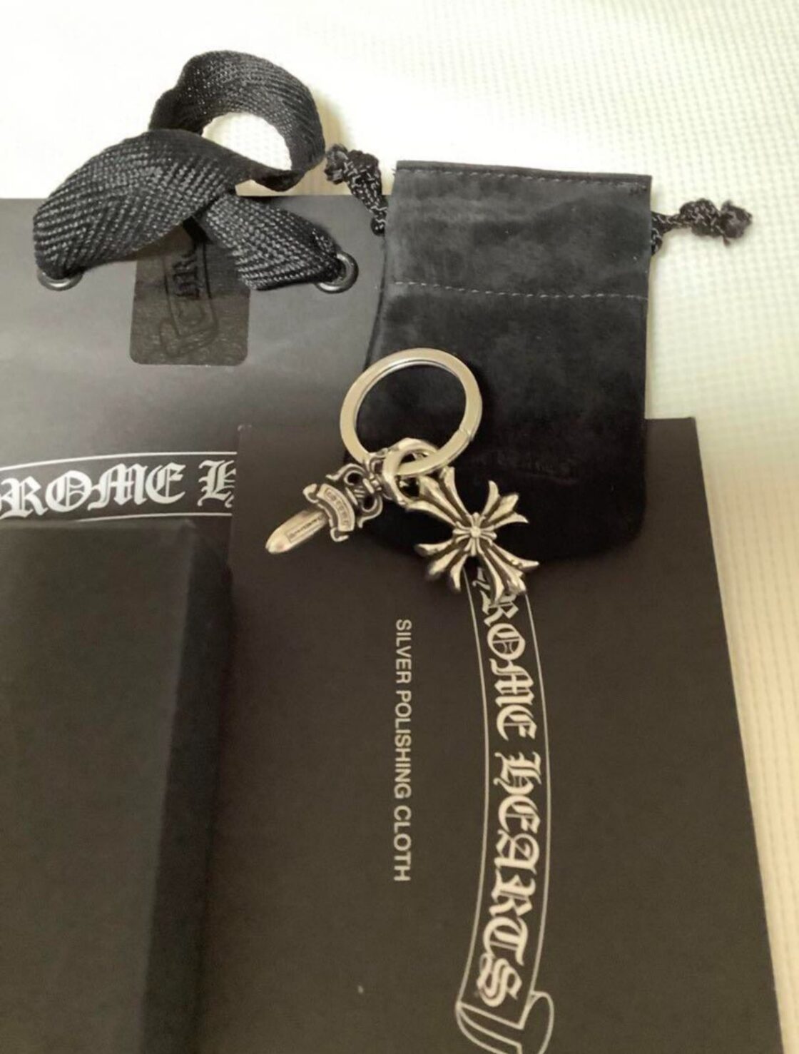 CHROME HEARTS クロムハーツ CH プラス キーリング & CH ダガー | PAY ID