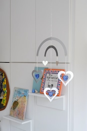 Aarikka hanging heart mobile