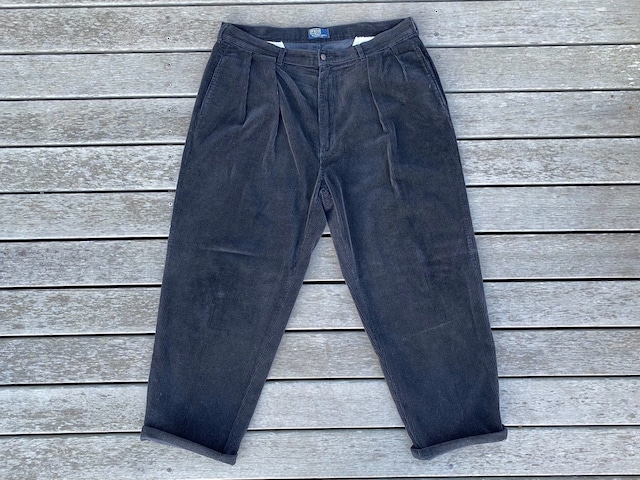 90s POLO RALPH LAUREN 2TUCK CORDUROY PANTS MADE IN USA