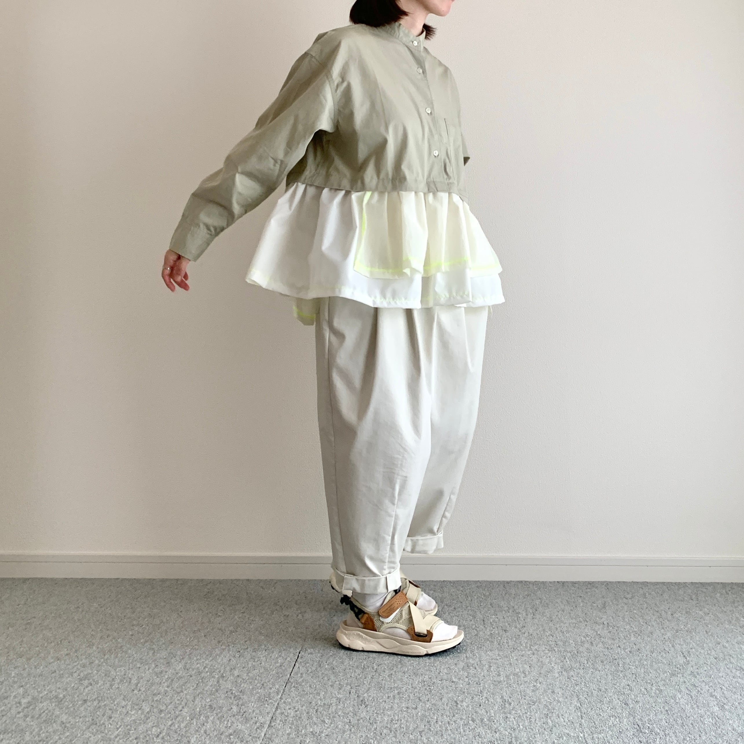 レディース nancoi nancoi solotex frill skirt フリル
