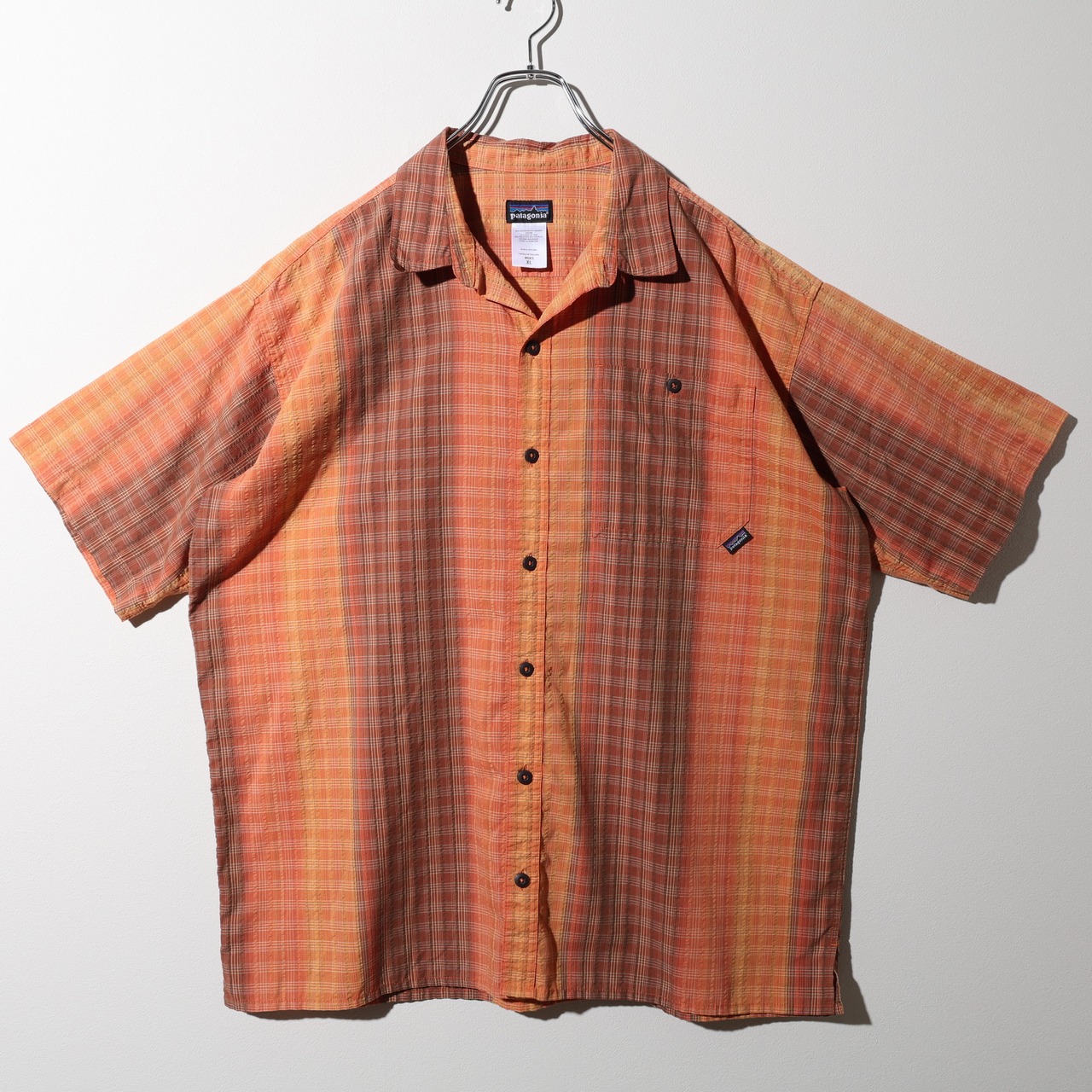 美品 XL 07年 Puckerware Shirt Patagonia パッカーウェアシャツ パタゴニア  シアサッカー