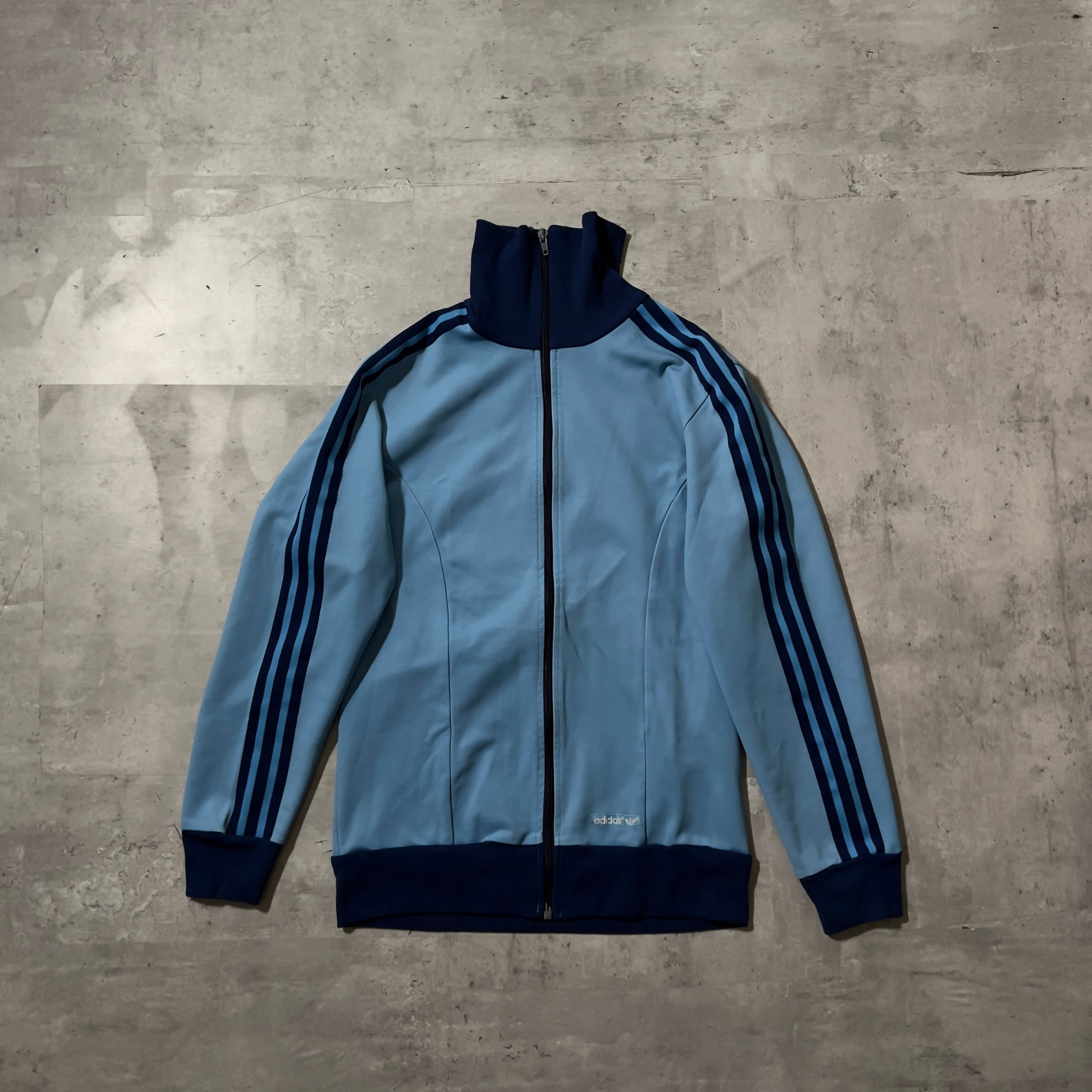 70s “adidas” blue color track jacket 70年代 アディダス ブルー トラックジャケット 西ドイツ企画 anti  knovum（アンタイノーム）