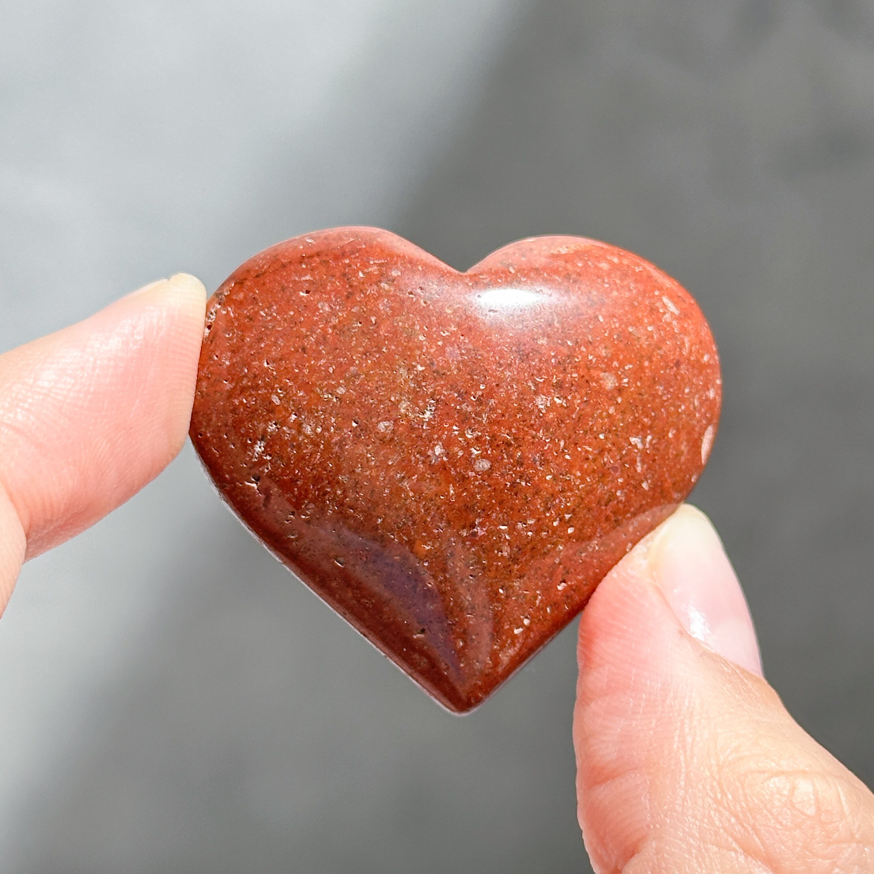 レッドジャスパー ハート11◇Red Jasper◇天然石・鉱物・パワーストーン◇