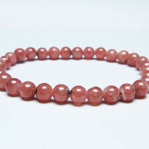 インカローズ ブレスレット 6mm ロードクロサイト ブレス 一点物 メール便可 [M便 1/10] 111-46647