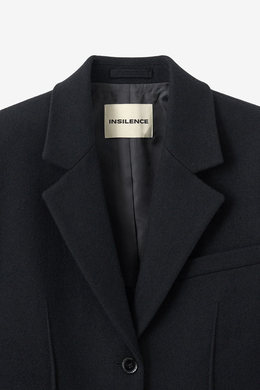 INSILENCE WOMEN] Virgin Wool Oversized Fit Jacket BLACK 正規品