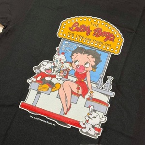 【BettyBoop】ICE CREAM PARLOR Tシャツ《BLACK》