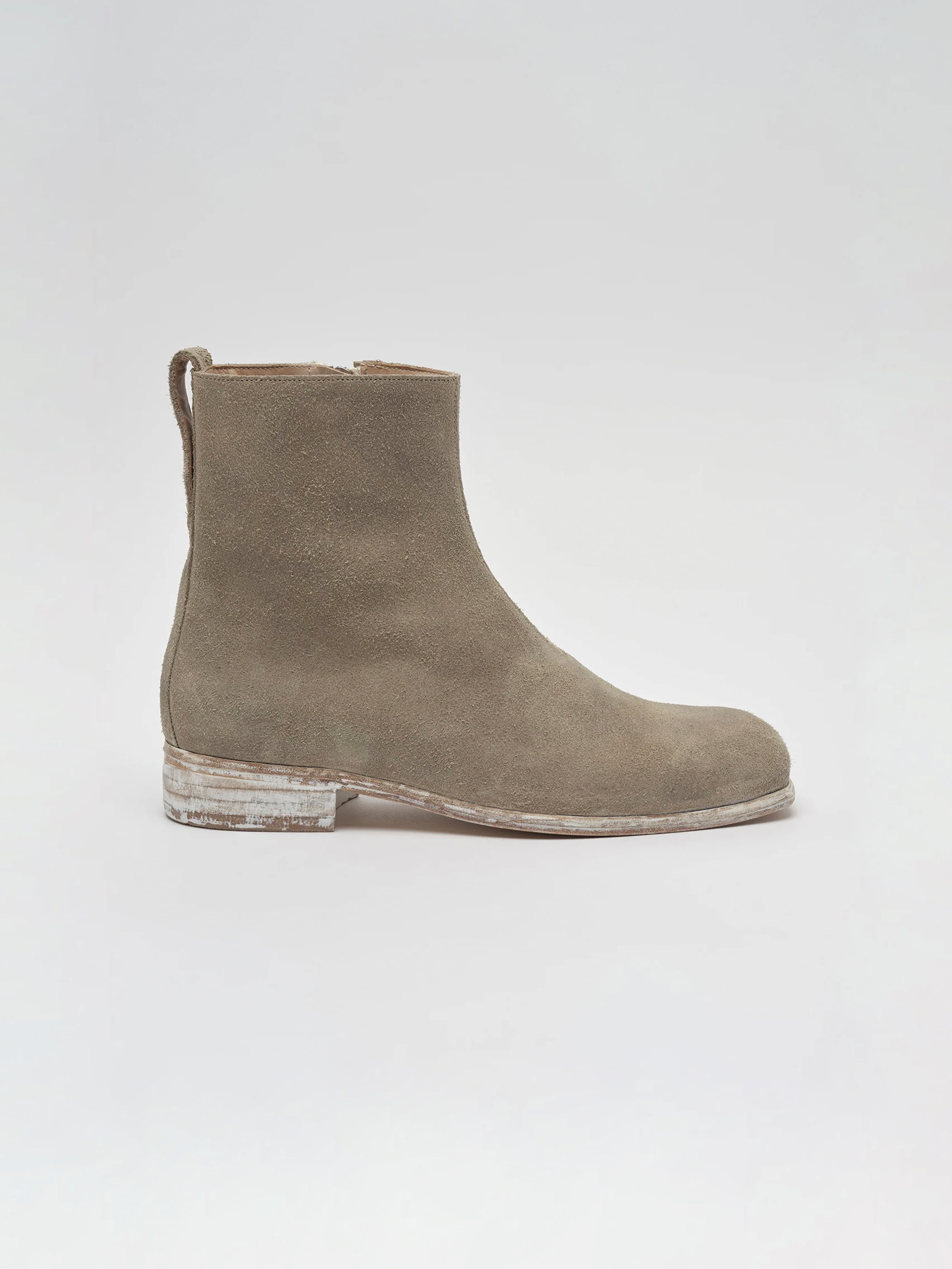 OUR LEGACY　MICHAELIS BOOT　Waxy Champagne Suede　A4237MWC | BEST PACKING STORE