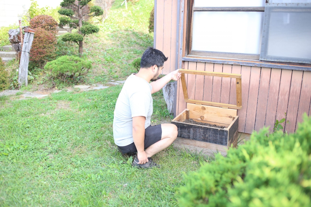 DEPT COMPOST BIN <regular> | リビセン×DEPT キエーロ - 自然の力だけで生ゴミを分解する箱型コンポスト-