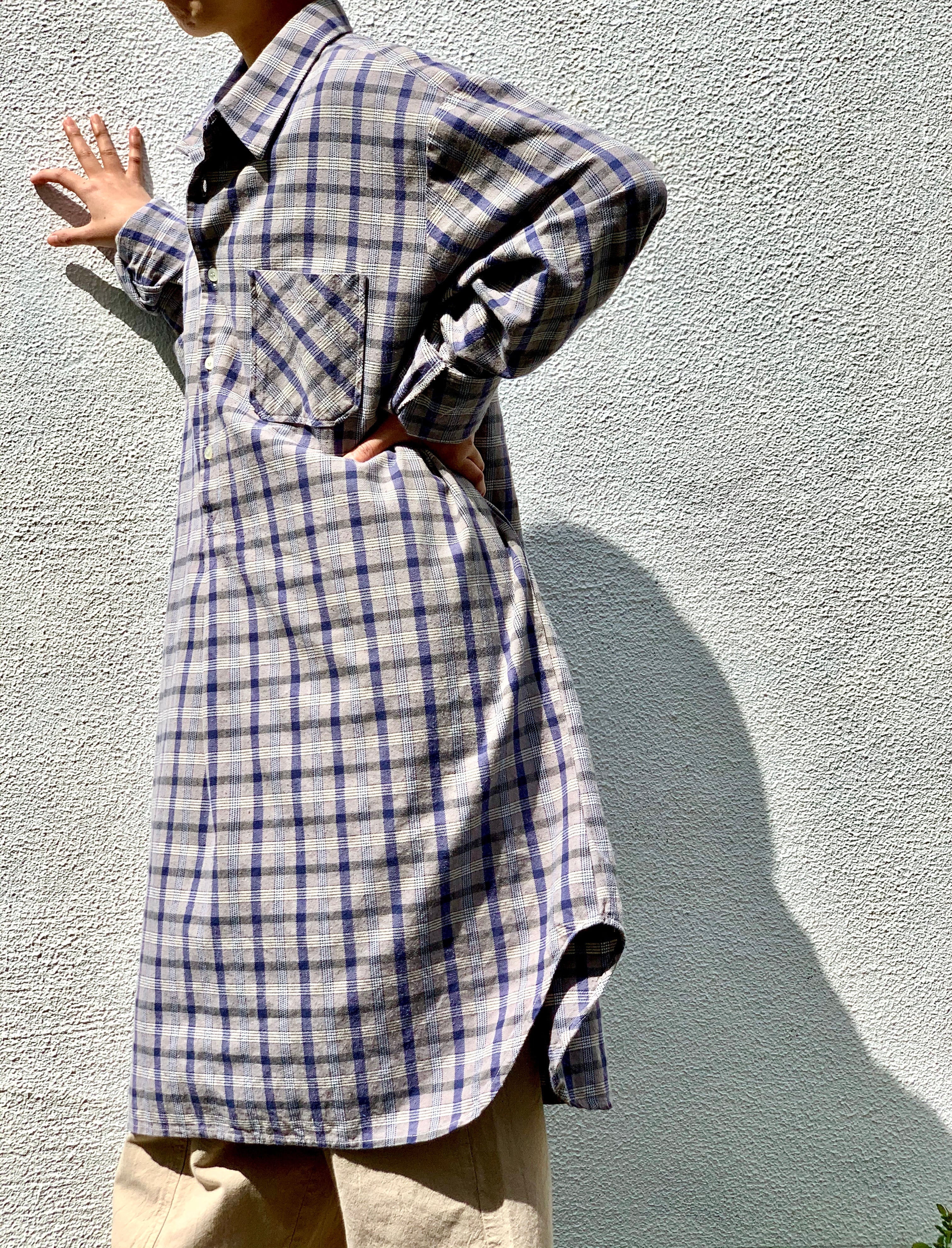 トップス 1950s- French vintage grandpa shirt トップス 1950s- French vintage grandpa shirt トップス 1950s