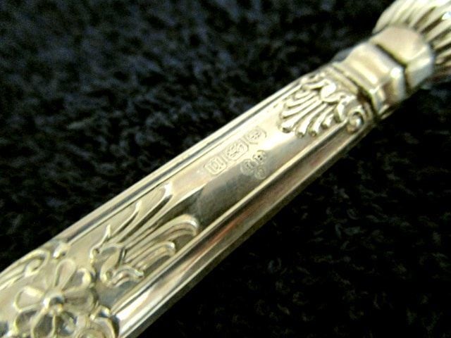 英国アンティーク 虫眼鏡 純銀 33.4gシルバー ルーペ