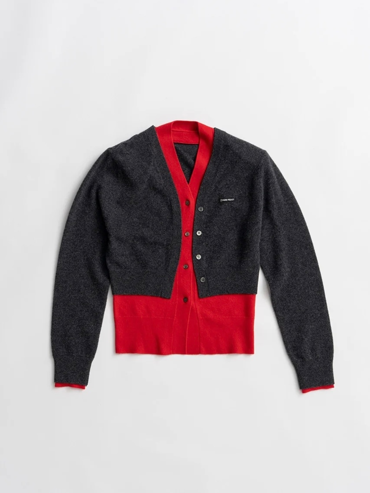 【26AW | WOMEN】PRANK PROJECT プランクプロジェクト / トップス / Yak Blend V-Neck Layered Knit Cardigan. 31262365605 - 5