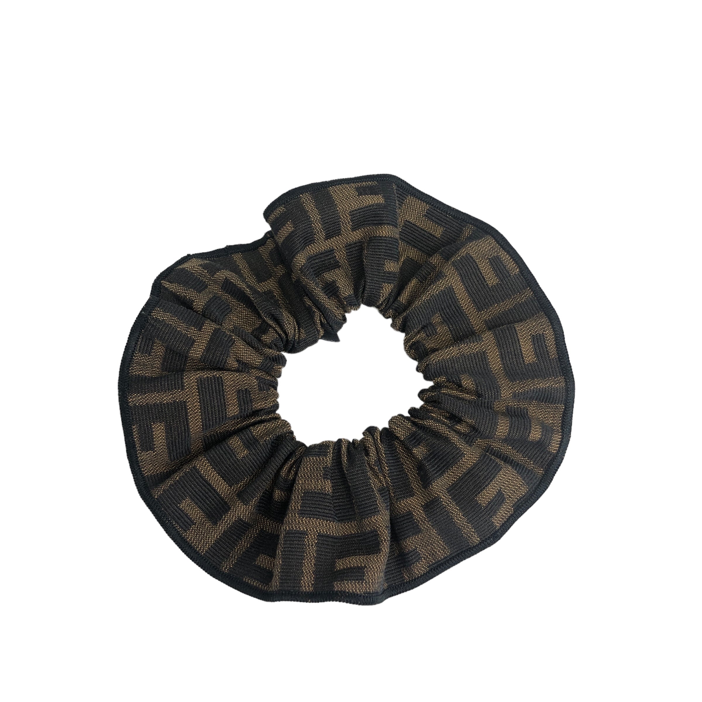 【専用】FENDI フェンディ　シュシュ　ブラウンのみ FENDI フェンディ シュシュ ペカン ヘアアクセサリー キャンバス