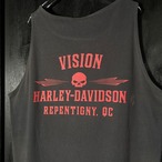 HARLEY-DAVIDSON tank top ハーレーダビッドソン　タンクトップ　ノースリーブ　ブラック　