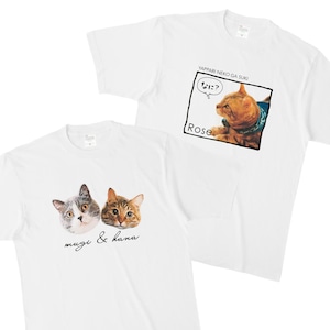 猫さん写真で作るＴシャツ（猫 ネコ ねこ 愛猫写真で♪）