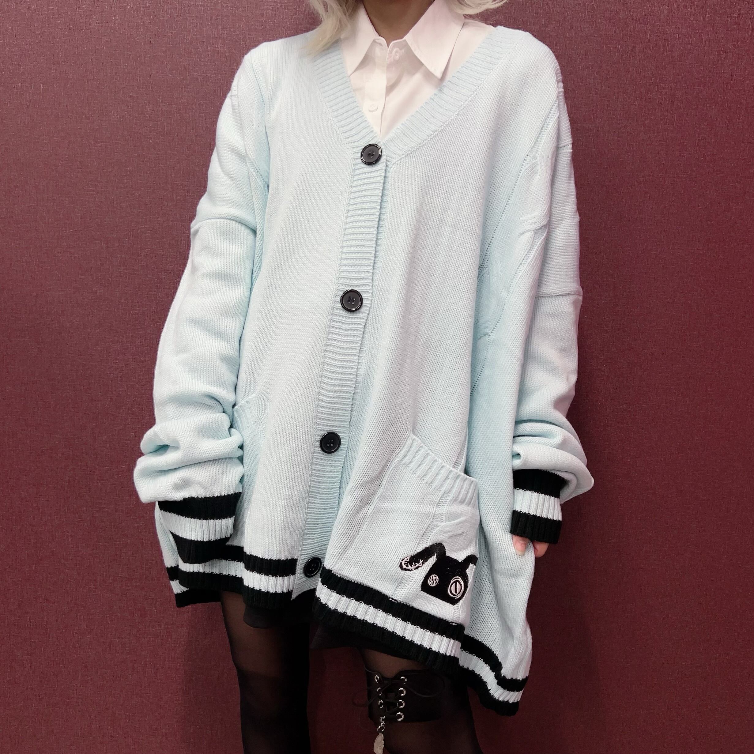 UNISEX MILK SODA KNIT CARDIGAN【ポケット付き】 | NIER CLOTHING
