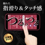 Hy+ らくらくスマートフォン フィルム F-53E ガラスフィルム W硬化製法 一般ガラスの3倍強度 全面保護 全面吸着 日本産ガラス使用 厚み0.33mm ブラック