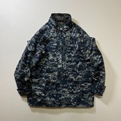 US NAVY NWU　デジカモ　迷彩　ゴアテックス　パーカー ミリタリージャケット　アメリカ海軍　MーR 古着