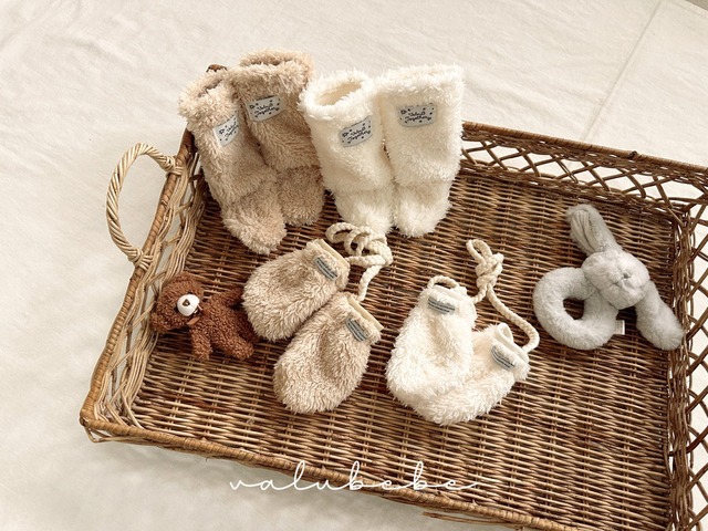 【予約】Fluffy Winter Boots 25 (Bebe)