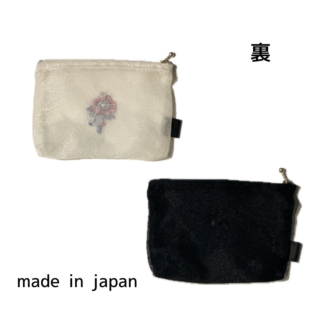 万博　ミャクミャク　レースポーチ ミャクミャク レースのポーチ LLY/001 | LILY LACE