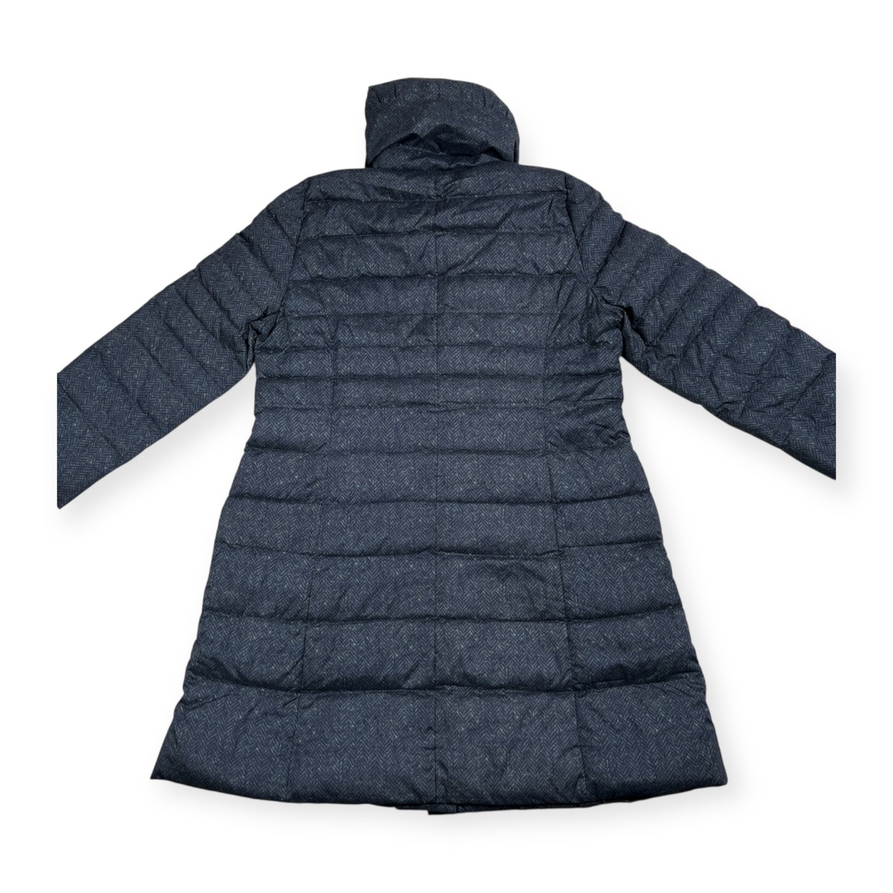 Leilian レリアン ヘリンボーン柄入り 高級 ダウン コート サイズ 13+ /レディース/大きいサイズ