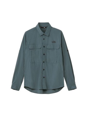 90s Aquascutum アクアスキュータム 長袖シャツ L/ブラック メンズ 