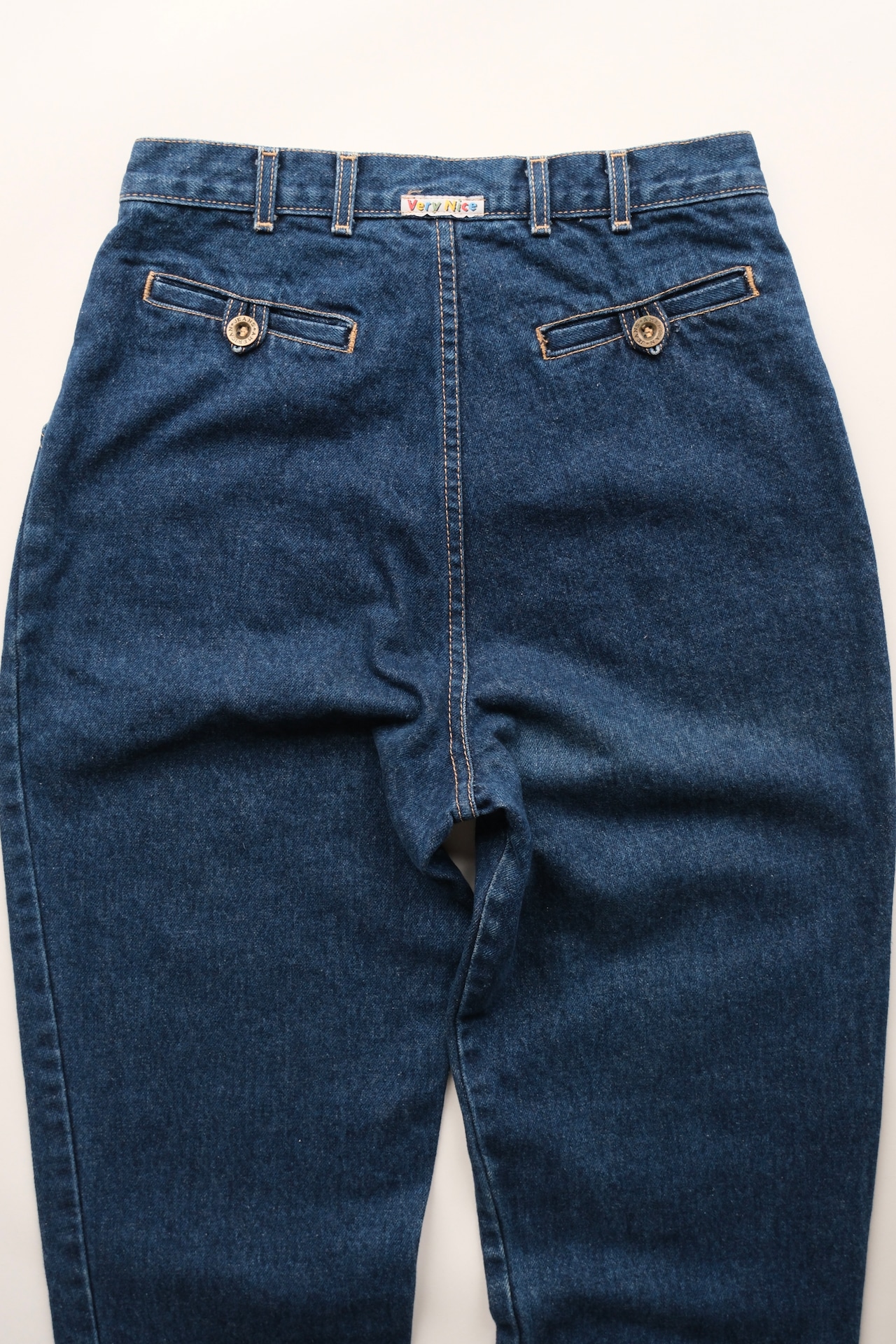 VERY NICE high waist tapered denim pants