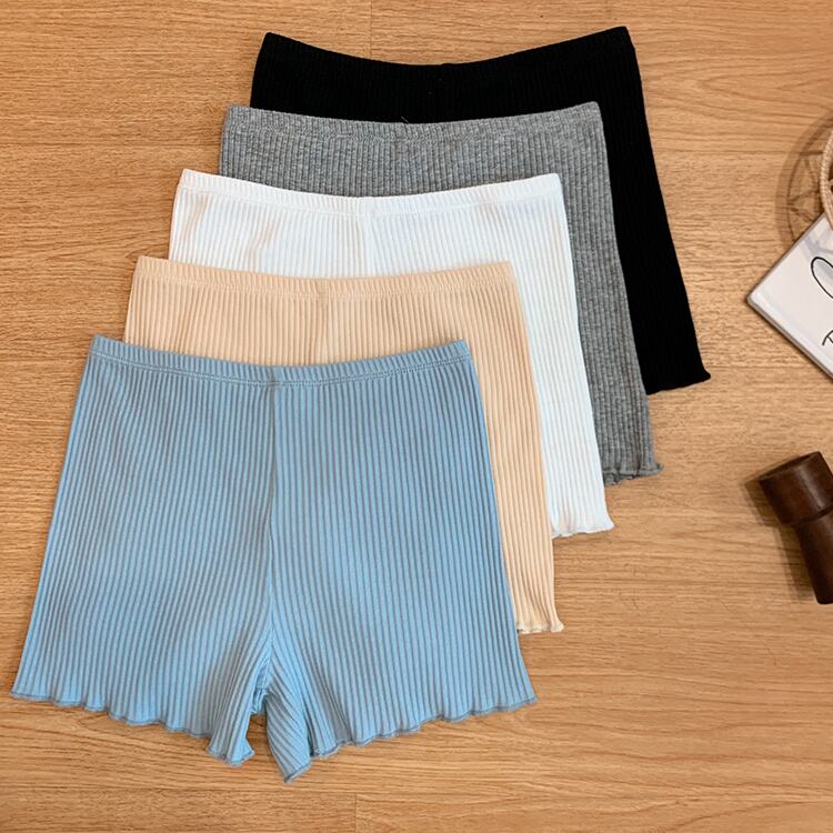 パンツ スプリングスタイルスリムショーツ ハイウェストウェスト 春物 ブルマー 試着室32876481954