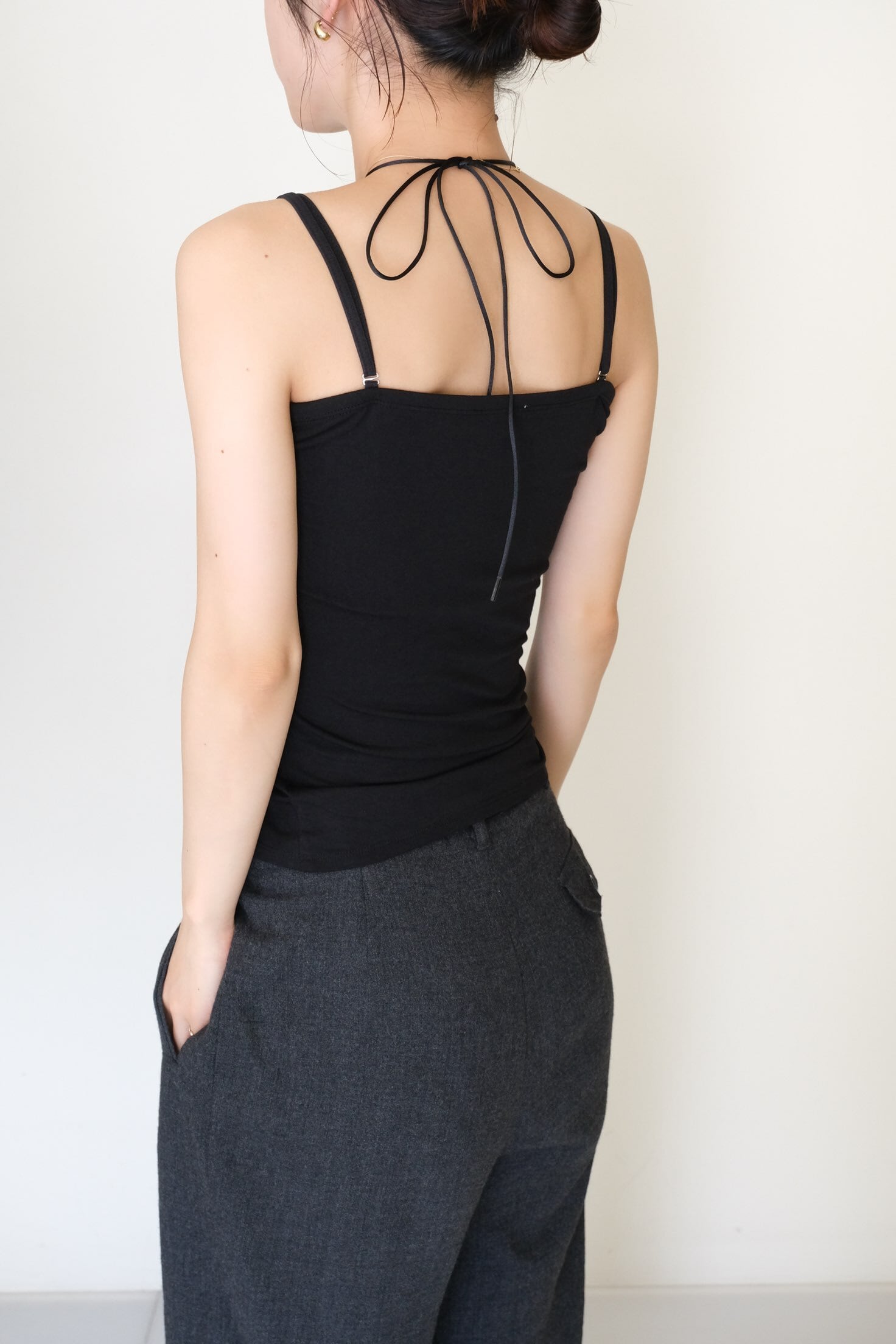 【 determ;】Collagen Multi-way Cami ( black )