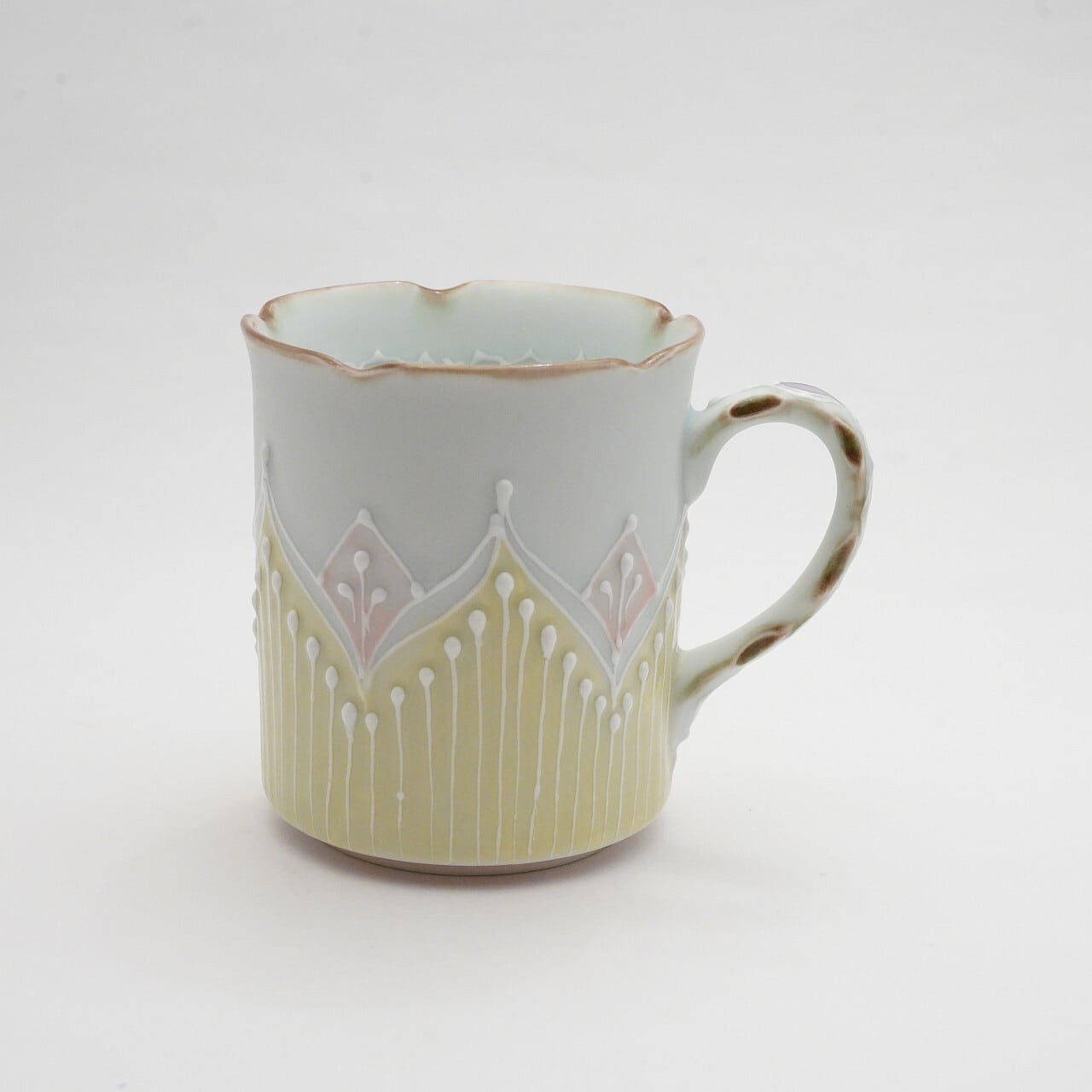 【かかおポタリー】いっちんマグカップ 大 B