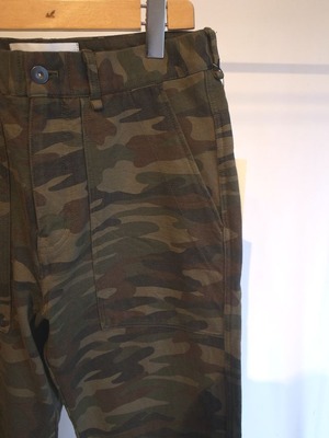 CURLY(カーリー) CAMO FATIGUE TROUSERS