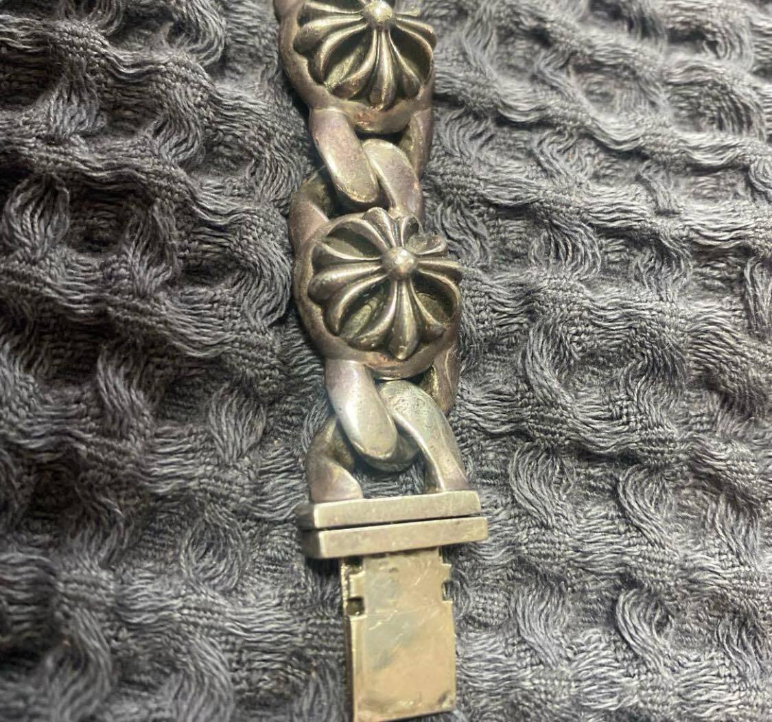 CHROME HEARTS クロムハーツ クロスボール シルバー ブレスレット 6